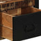 vidaXL - Nachtkastjes - 2st - 40x35x25cm - massief - gerecycled - hout - meerkleurig