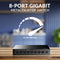 Strong SW8000M - Switch - 8x Gigabit Ethernet - 16 Gbps