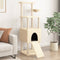 vidaXL - Kattenmeubel - met - sisal - krabpalen - 153 - cm - donkergrijs