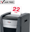 Rexel Momentum Extra XP422+ Ultrastille Papierversnipperaar voor Kantoor - P-4 Snippers - Vernietigt tot 22 Vellen - Zwart