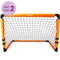 Gofun Voetbaldoel - Set van 2 - Opvouwbaar - 90 x 60 x 60 cm - Zwart/Oranje (set van 2)