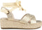 POSH by Poelman SAAR - Dames Sandalen - Imitatieleer - Goud - Maat 39