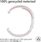imoshion Siliconen sport bandje - Universeel 20 mm aansluiting - Wit / Roze