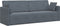 vidaXL - Ligbed/Bank - 2-in-1 - Donkergrijs - 213x144x60 - cm - Fluweel