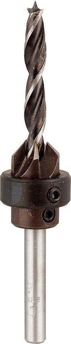 Kwb 513106 - WS staal 90° - 5-snijkanten - inclusief machinehoutboor en inbus stiftsleutel