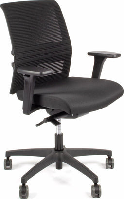 Linea Omnia 02 - Bureaustoel - Ergonomisch EN1335 - Multi verstelbaar- Zwart