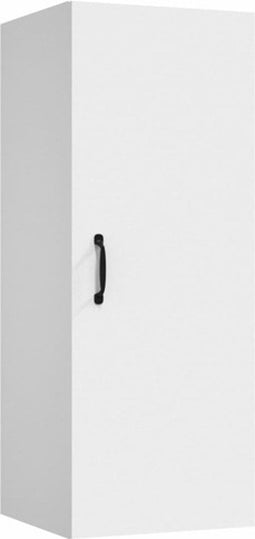 vidaXL - Wandkast - 34,5x34x90 - cm - bewerkt - hout - wit