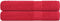 vidaXL - Handdoeken - 2 - st - 100x200 - cm - 360 - g/m² - 100% - katoen - rood