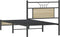 vidaXL - Bedframe - zonder - matras - hout - sonoma - eikenkleurig - 80x200 - cm