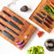 Shinrai Japan - Messenset - 6 delig - Hammered RVS - Luxe Geschenkdoos