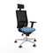Bureaustoel met hoofdsteun Piqueras y Crespo 2D026G1 Hemelsblauw