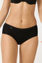 sloggi Basic+ - Dames Midi slip - Extra zachte naden - Zwart (4-pack)