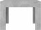 vidaXL - Salontafel - 50x50x35 - cm - bewerkt - hout - betongrijs