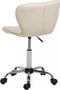 VALETTA - Bureaustoel - Beige - Kunstleer