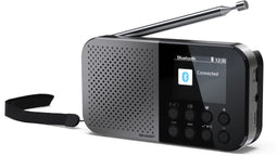 Sharp DR-P520 Osaka - DAB+/FM Portable Radio - Bluetooth 5.3 - 120 Geheugenplaatsen - 2 inch Kleurenscherm