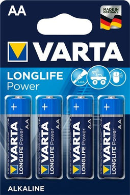 Varta Longlife Power AA - Batterijen - Langdurige prestaties - Opbergdoos