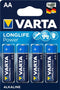Varta Longlife Power AA - Batterijen - Langdurige prestaties - Opbergdoos