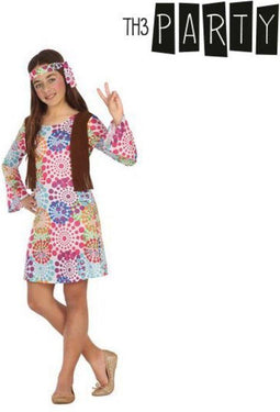 ATOSA - Psychedelisch hippie kostuum voor meisjes - 134/146 (7-9 jaar)