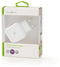 Nedis WCHAU484AWT - USB-wandlader - 2 poorten 2,4 A - Wit