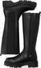PS Poelman Loki - Chelsea Boots - Chunky zool 5 cm - Zwart - Dames - Maat 36