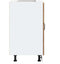vidaXL - Spoelbakonderkast - Kalmar - 60x46x81,5 - cm - bewerkt - hout - oud - hout