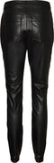 NOISY MAY NMELLY HW PU PANTS - Imitatieleren broek - High rise - Maat L