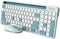 Qware Florence - Draadloos Toetsenbord en Muis - Multi-connect en Stille Toetsen - Groen