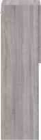 vidaXL - Tv-meubels - met - LED-verlichting - 2 - st - 30,5x30x102 - cm - grijs - sonoma