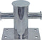 Bolder zwaar model met contraplaat, 200mm RVS-304 (A2)