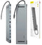 Baseus CATSXG0G - 11-in-1 USB-C Hub Station - 60W Power Delivery - Grijs