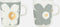 Marimekko - Unikko - Annniversary - mok - 2,5dl - Wit/Licht grijs/Goud - set van 2