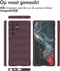 imoshion Hoesje - Geschikt voor Samsung Galaxy S22 Ultra - EasyGrip Backcover - Aubergine