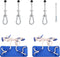 vidaXL Schommelzitjes - Schommelzitje - 37x15 cm - Blauw (2 stuks)