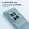 imoshion Hoesje - Geschikt voor OnePlus 12 - EasyGrip Backcover - Lichtblauw