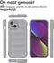 imoshion Hoesje - Geschikt voor iPhone 14 - EasyGrip Backcover - Grijs