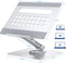 Ewent EW1269 - Cooling Base voor Laptop - Verstelbaar Opvouwbaar - Grijs