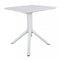 Cosma Outdoor Living - Tuintafel Vierkant 70x70x75 cm - Kunststof Weerbestendig - Wit