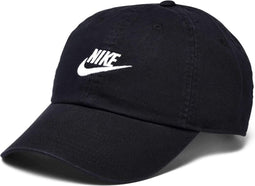 Nike Sportswear Heritage86 Futura Washed Unisex Sportcap - BLACK/BLACK/(WHITE)