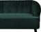ALSVAG - Driezitsbank - Smaragdgroen - Fluweel