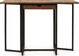 Riviera Maison Bartafel Inklapbaar - Shelter Island Folding Bar Table - Zwart