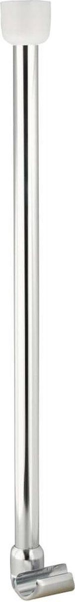 RIDDER Douchegordijnstangsteun 55x2,5x2,5 cm chroomkleurig