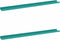 vidaXL - Wandschappen - 2 - st - 100x9x3 - cm - blauw