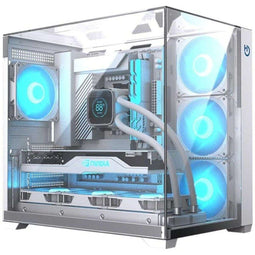Hiditec CHA010057 - ATX Semi-toren doos - Gehard glas - 420 x 285 x 400 mm