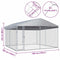 vidaXL - Hondenkennel - voor - buiten - met - dak - 382x382x225 - cm