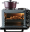HANSEATIC HMO366BKB Mini Oven met Kookplaten 36 Liter