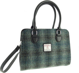 Handtas Findhorn Mosgroen (Moss Green) - Stevig - Draagband - Harris Tweed - Glen Appin of Scotland