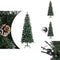 vidaXL Kunstkerstboom - 210 cm - PVC - groen