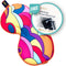SMUG Slaapmasker - 100% Verduisterend - Verstelbaar Oogmasker in Satijn - Lucy in the Sky Print