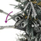 vidaXL - Kunstkerstboom - met - sneeuw - smal - 210 - cm - PVC - en - PE