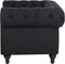 Fauteuil CHESTERFIELD Stof Grafietgrijs
